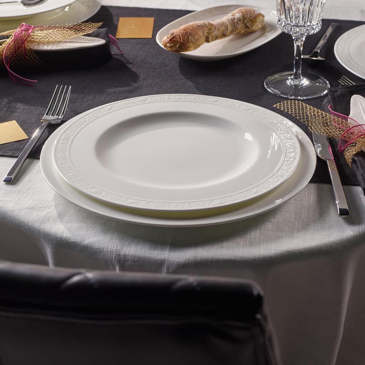 TAFELSERVICE White Pearl weiß 12-tlg. - Weiß, Keramik (2/2/2cm) - Villeroy & Boch