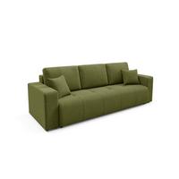 SOFA Giulia 3 Sitzplätze Grün - Grün, Holz (244/82/102cm) - Petits-meubles
