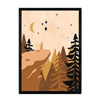 POSTER Natur Landschaften A4 Rahmenlos - Klar, Papier (29.7/5/21cm) - Nacnic