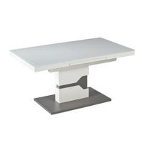 FUNKTIONSTISCH ausziehbar Caitrin 110(150) x 65 x 57-76 Couchtisch Weiß/Lava - Braun, Holz (110/65/57cm) - 58aufmkessel