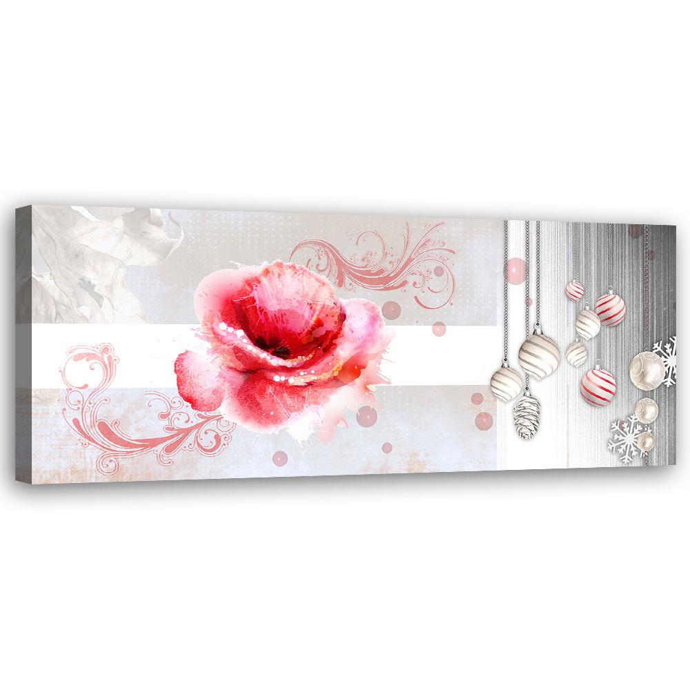 KUNSTDRUCK Silber 90/30 cm - Silberfarben, Textil (90/30cm) - KUNSTLOFT