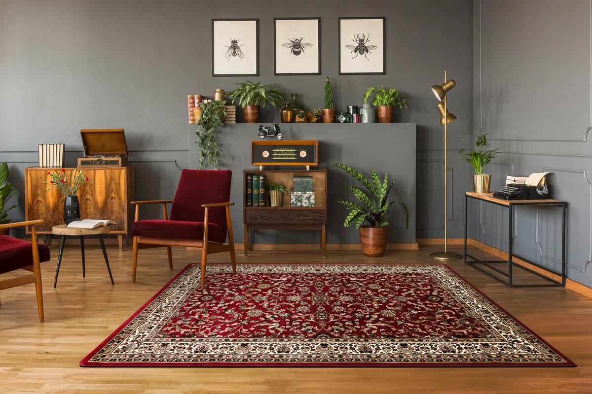 TEPPICH Royal 150/230 cm - Rot, Textil (150/230cm) - rugsX