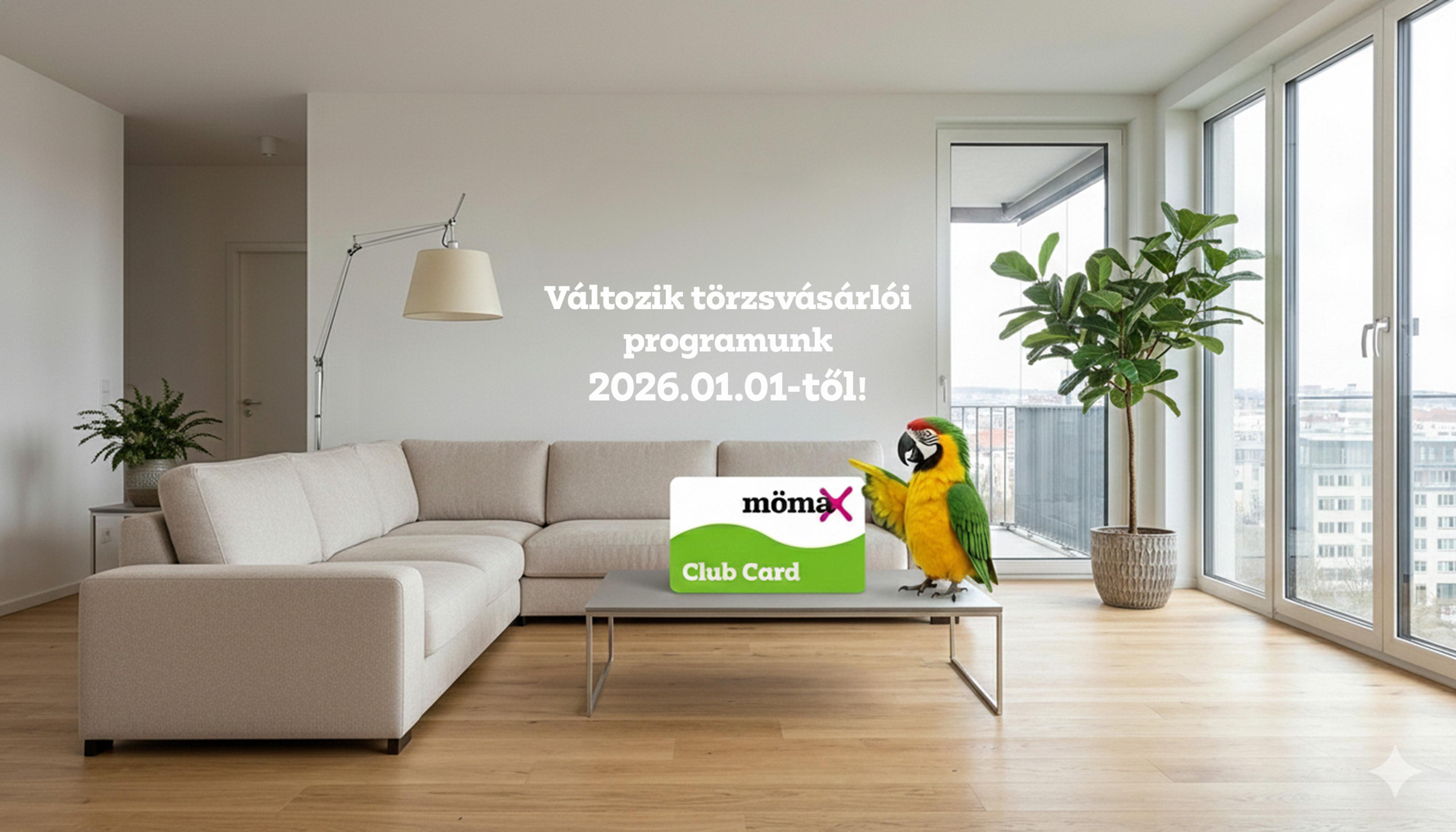 Változik törzsvásárlói programunk 2026.01.01-től!