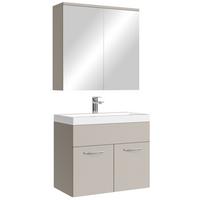 BADMÖBEL-SET Montreal 3 Teile Cashmere - 60 x 35 x 51 cm - Kaschmir, Holz (60/53/35cm) - Badplaats