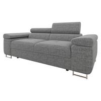 SOFA Torezio 2 - Hellgrau, Holz/Textil (198/90/102cm) - MIRJAN24
