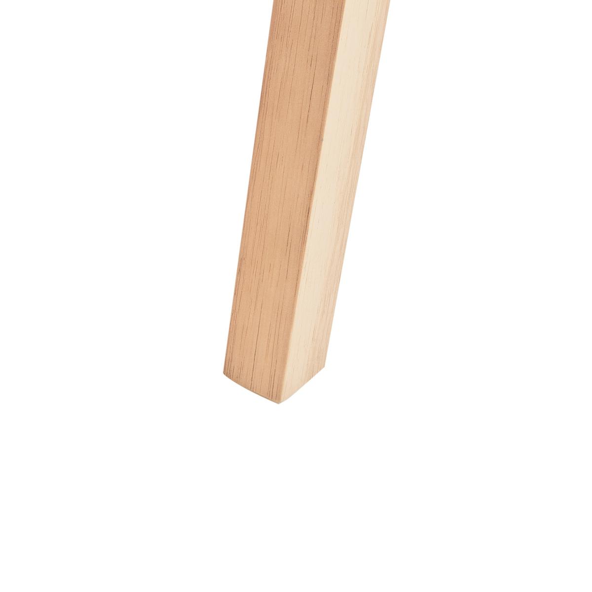 ESSZIMMERSTUHL 2er-Set Hellgrau Lacota - Hellgrau/Braun, Holz (50/77/58cm) - Beliani