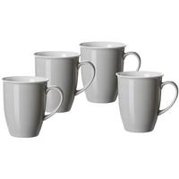 KAFFEEBECHER Doppio Grau 320 ml 4er Set - Grau, Keramik (0.32L) - Ritzenhoff Breker