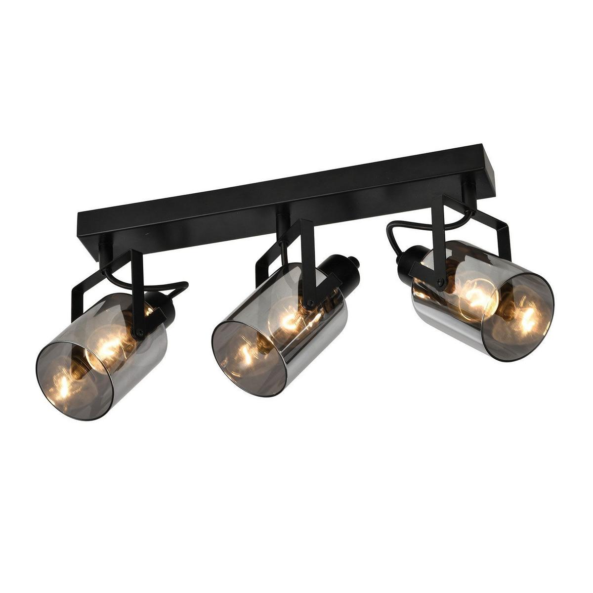 DECKENSTRAHLER Leuchtendorn 18/16/37 cm - Grau, Metall (44/18/16cm) - ZMH