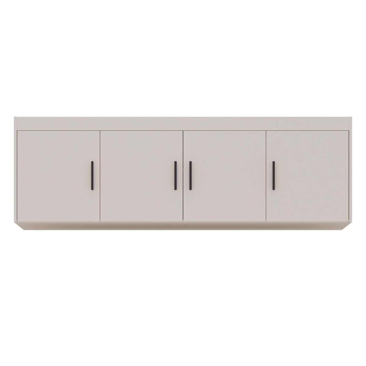 AUFSATZSCHRANK Storicos Beige 176,3/55,5/53 cm - 4T Modern - Beige, Holzwerkstoff/Kunststoff (176.3/55/53cm) - AX Living