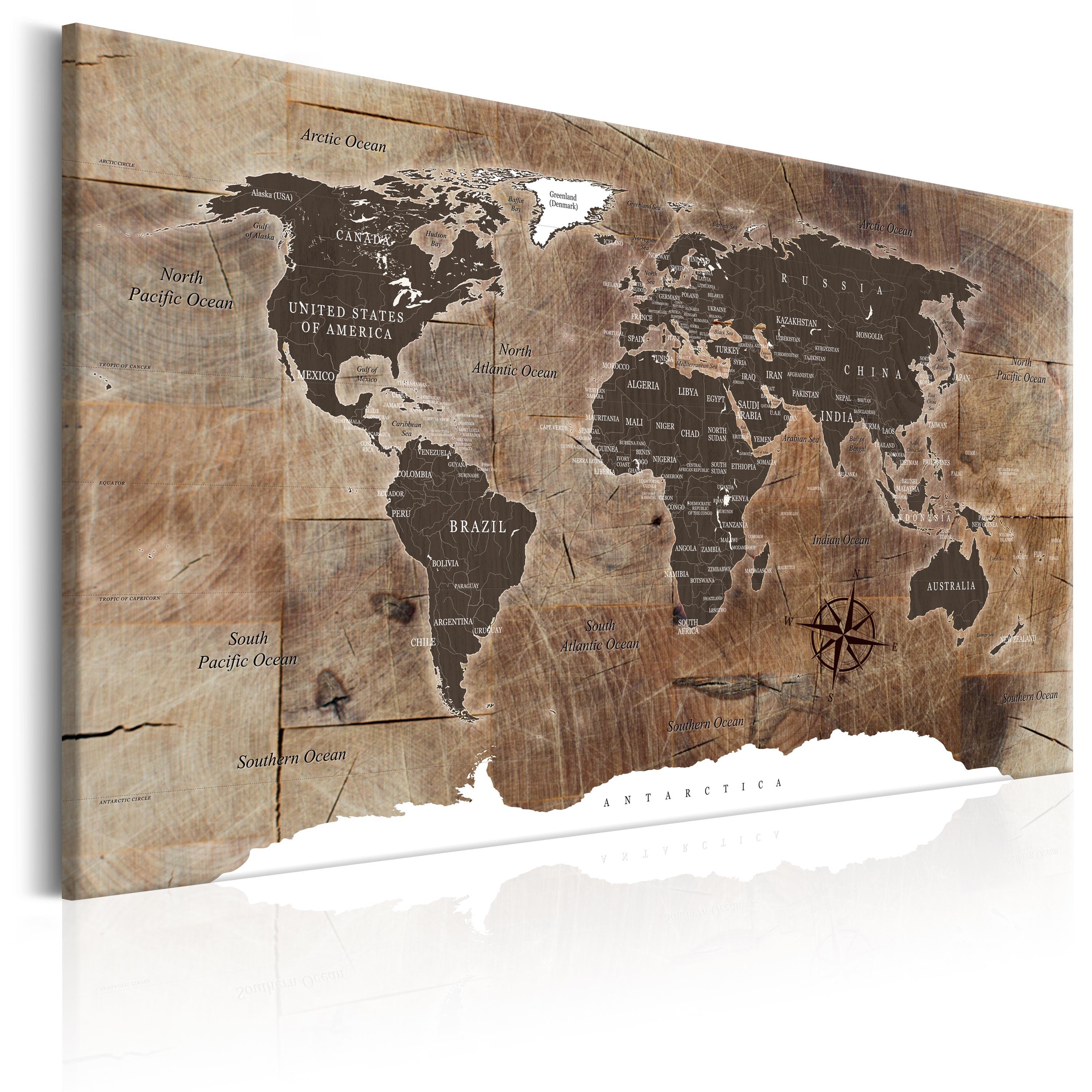 KUNSTDRUCK Braun 120/80 cm - Weiß/Braun, Textil (120/80cm) - KUNSTLOFT