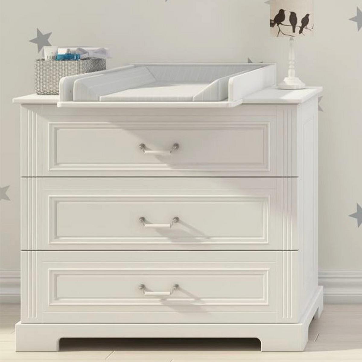 KOMMODE Weiß - Weiß, Holzwerkstoff (102/90/51cm) - Petits-meubles