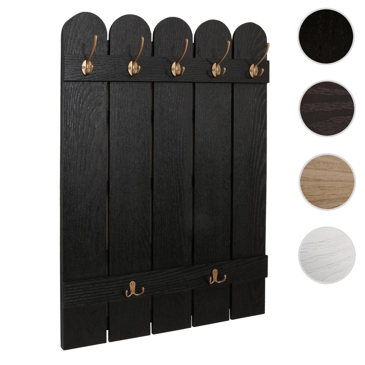 WANDGARDEROBE Schwarz - Schwarz, Holz (60/86/3cm) - MCW
