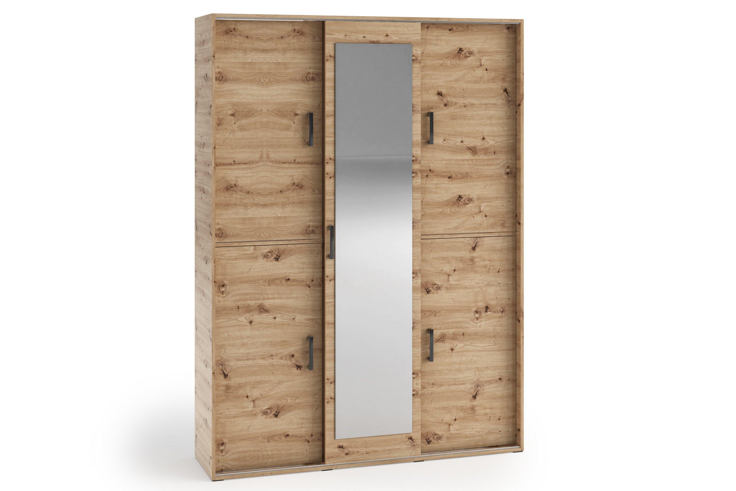 GARDEROBENSCHRANK BENVENO 150/21040 Modern Garderobenschrank Eiche Artisan - Eiche Artisan, Holzwerkstoff (150/210/40cm) - MASSENO