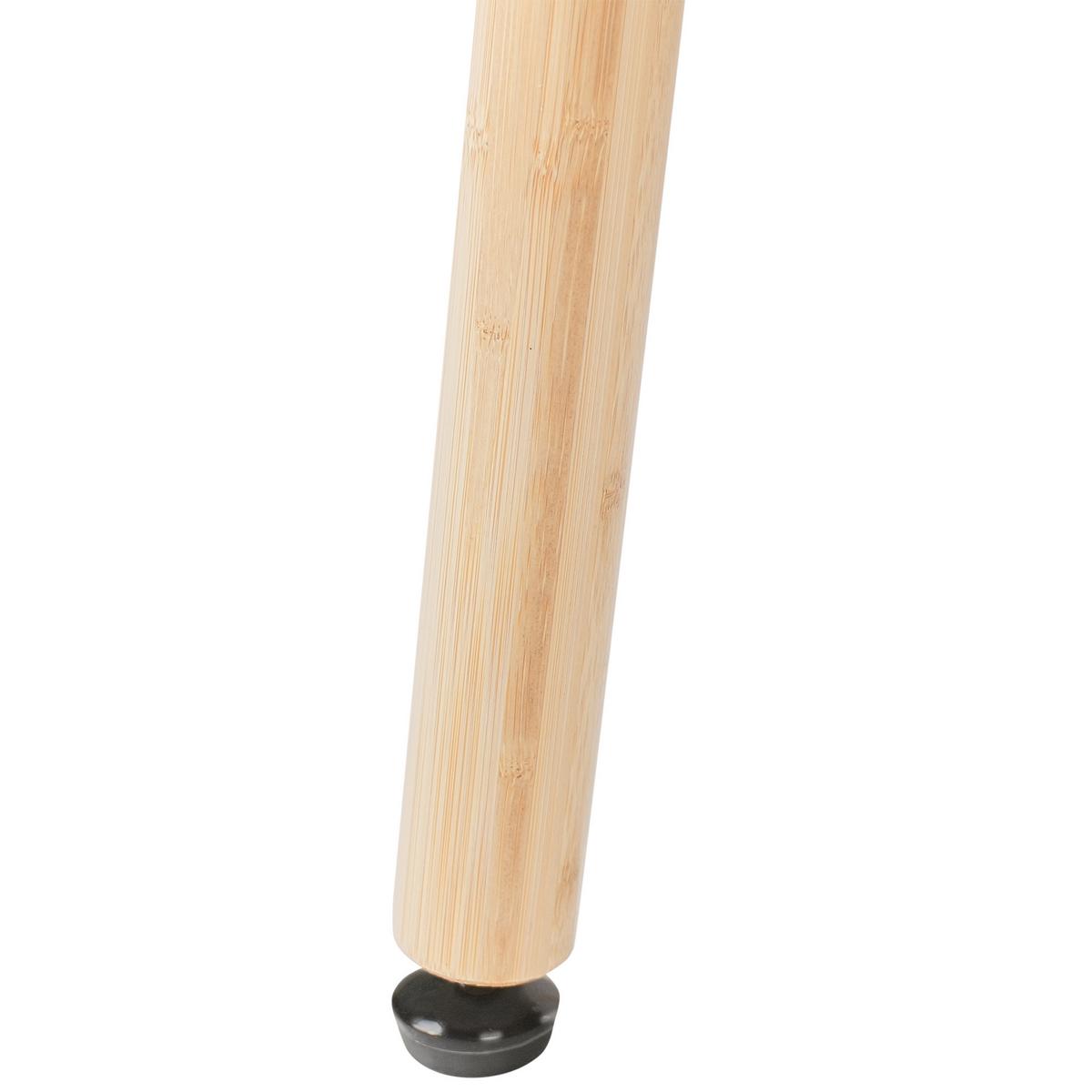 SCHMINKTISCH mit Spiegel Hellbraun Rancheria - Hellbraun, Holz (81/124/41cm) - Beliani