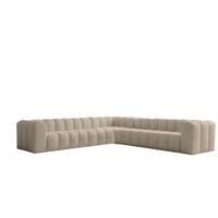ECKSOFA Solvie Xl In Moly - Beige, Holzwerkstoff/Textil (330/330cm) - Fun Möbel