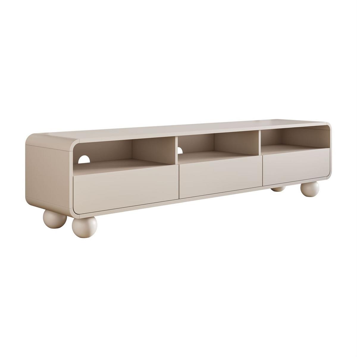 TV-SCHRANK OLIVIO 180 cm mit Schubladen - Kaschmir, Holzwerkstoff (180/44/39cm) - Lookway