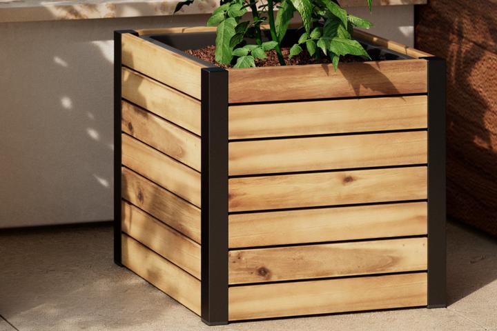 Hochbeet Echtholz Akazie massiv geölt Latten