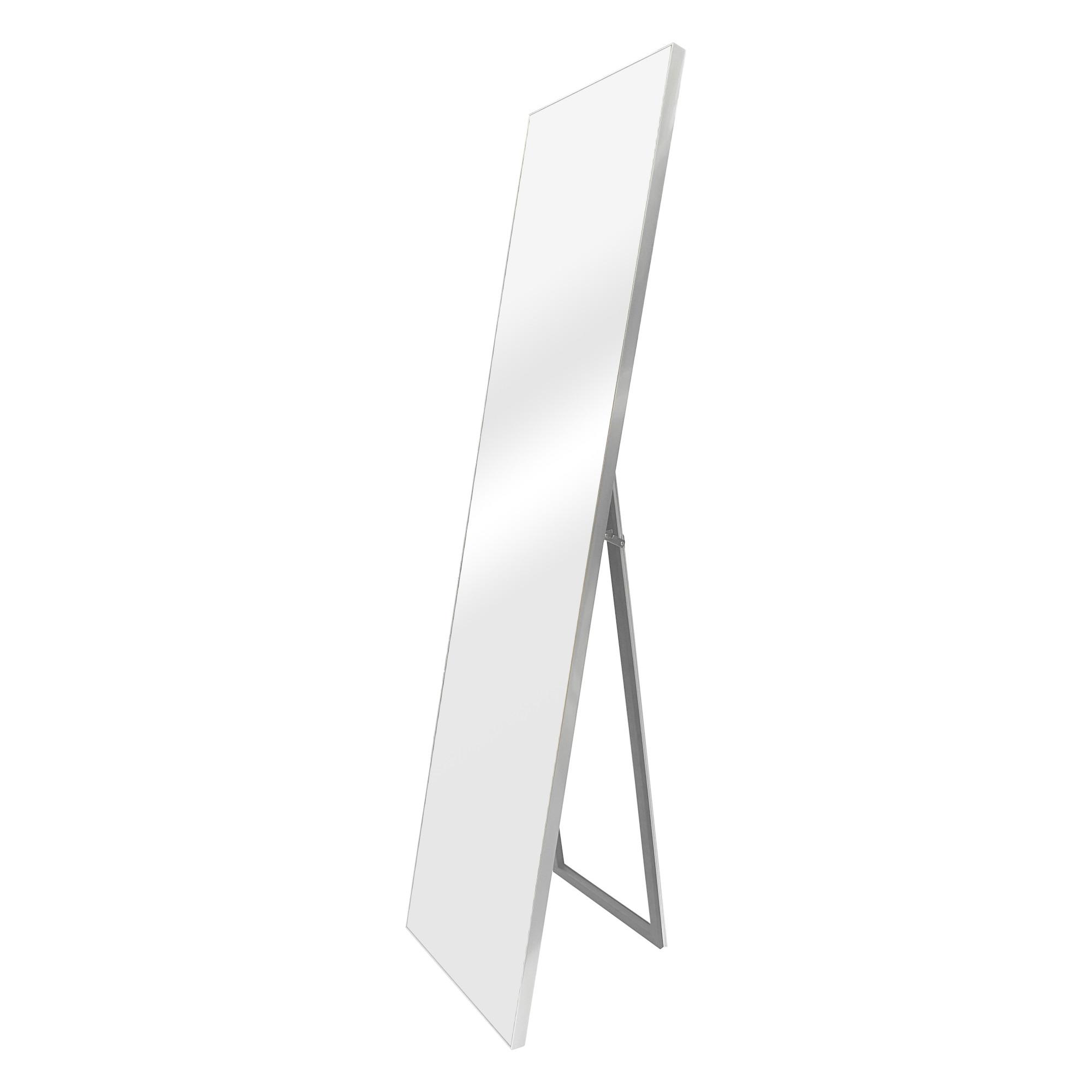 STANDSPIEGEL Barletta - Silberfarben, Glas/Kunststoff (35/150.6/150cm) - [en.casa]