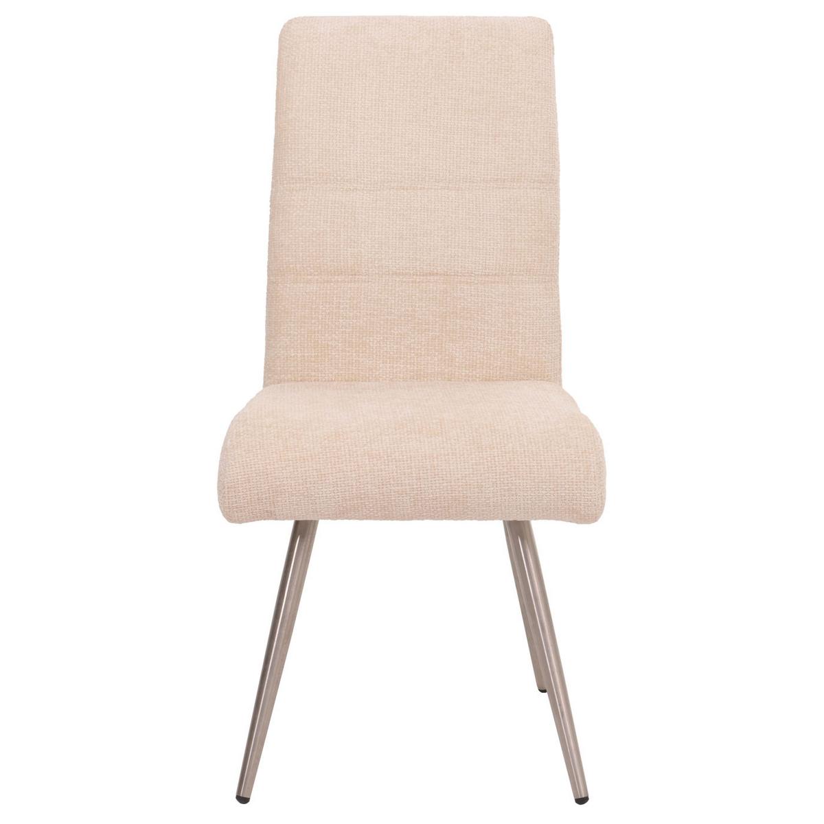 ESSZIMMERSTUHL Cremeweiß 2er-Set - Weiß, Textil (68/97/64cm) - MCW