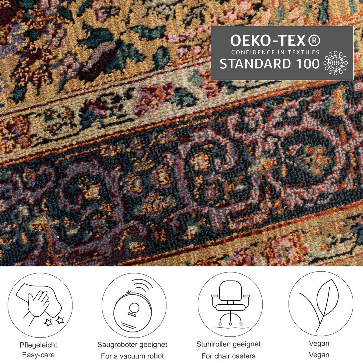 WEBTEPPICH Gabiro 190 68x235 cm - Multicolor, Textil (68/235cm) - THEKO
