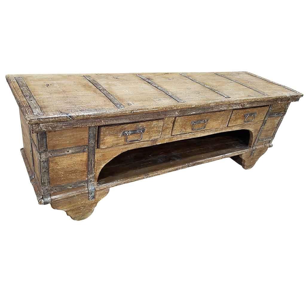 TV-LOWBOARD aus Holz, 175x45x57cm - Braun, Holz (175/57/45cm) - Wanderlust