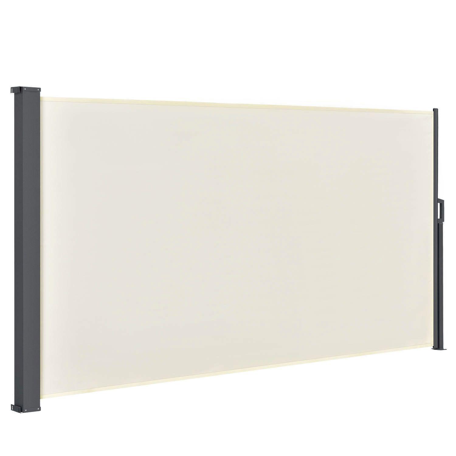 SEITENMARKISE Dubai beige 300x180 cm - Beige, Kunststoff (300/180/300cm) - Juskys