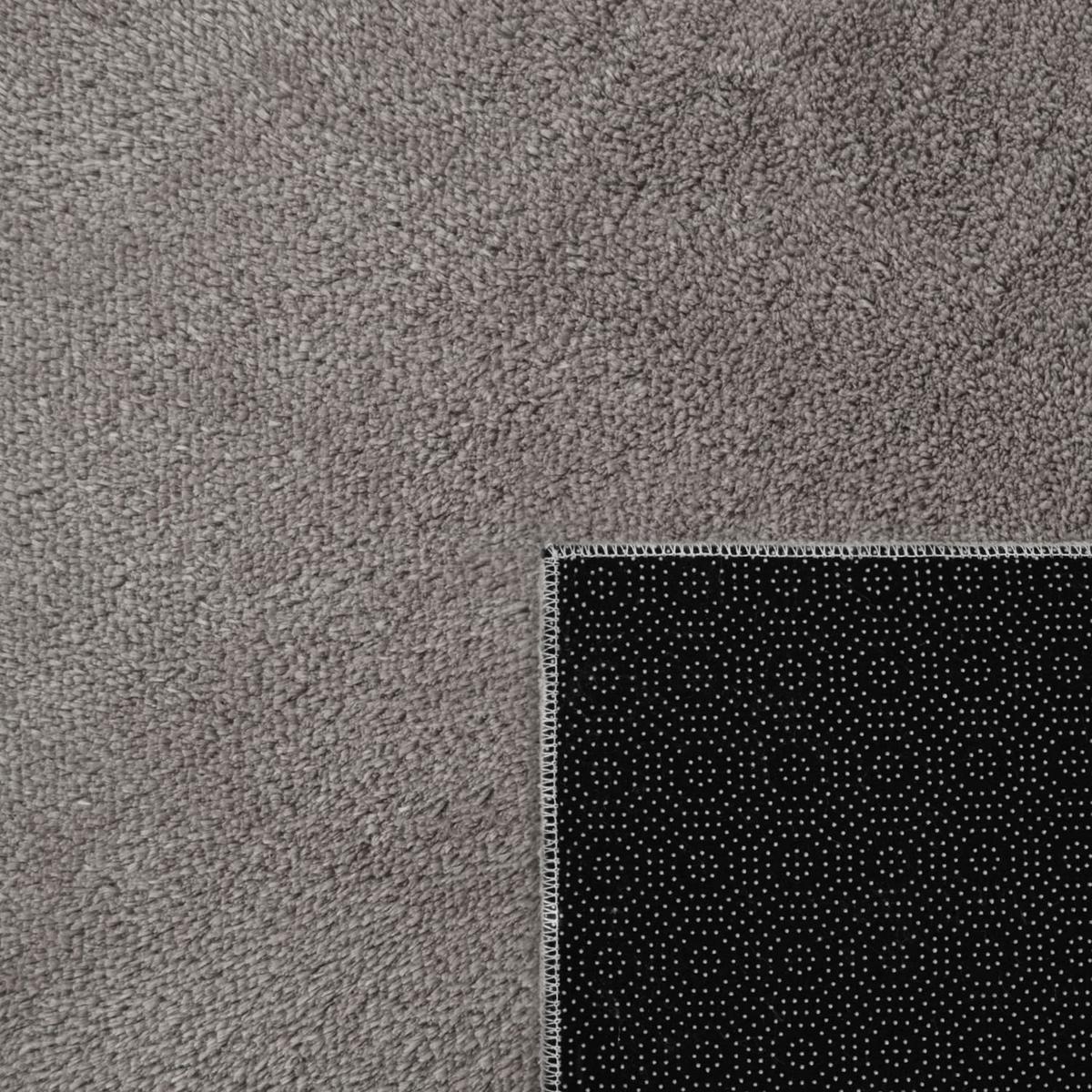 KURZFLORTEPPICH, einfarbig, Grau, 60 x 100 cm - Grau, Textil (60/100cm) - KADIMA DESIGN