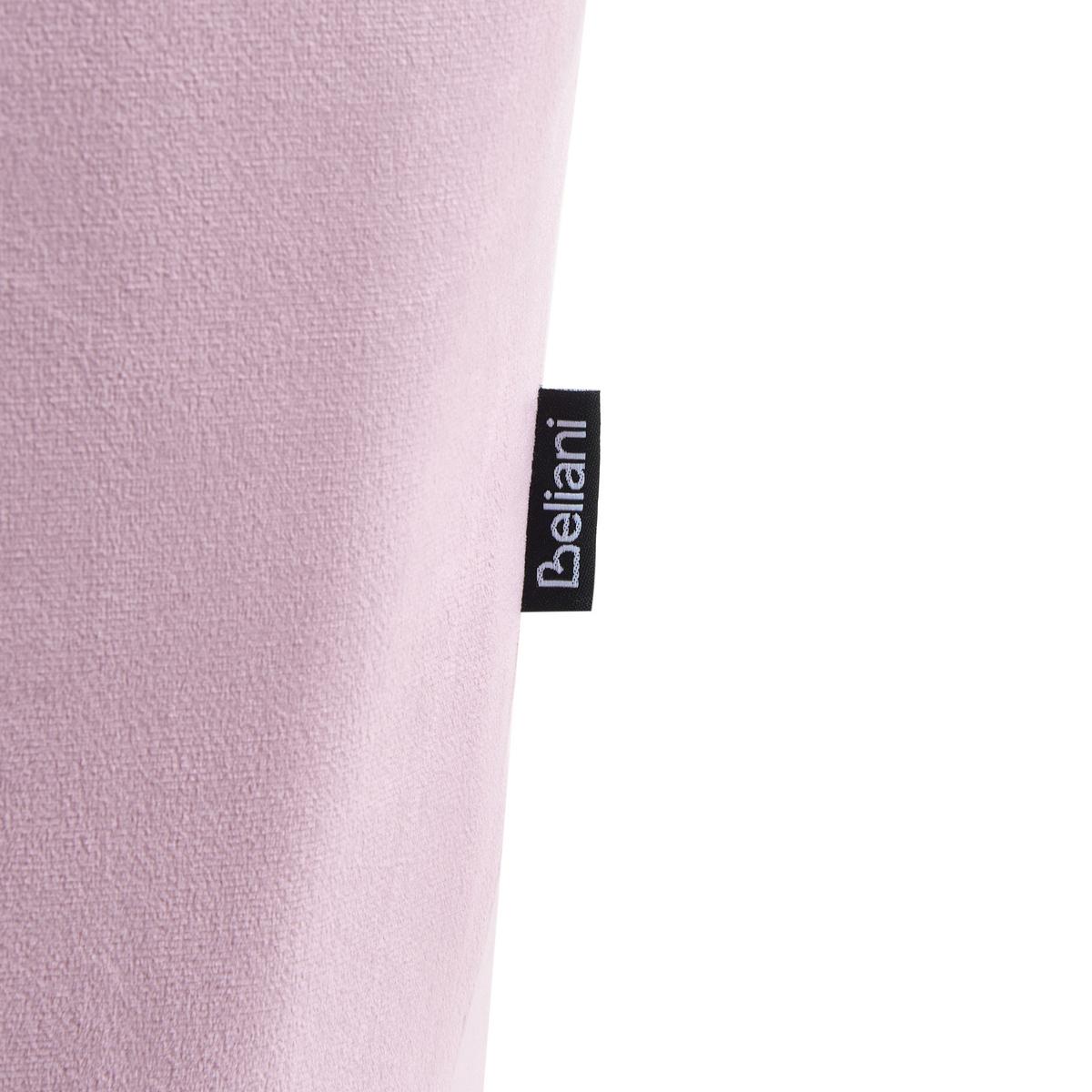SCHREIBTISCHSTUHL Samtstoff Pastellrosa Altona - Pink, Textil (59/84/59cm) - Beliani