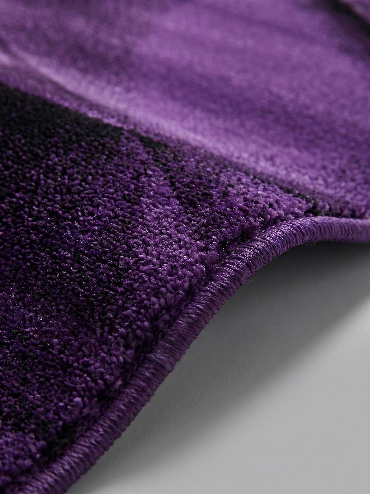KURZFLORTEPPICH ASPEN, abstrakt, Violett, 80 x 150 cm - Lila, Textil (80/150cm) - KADIMA DESIGN