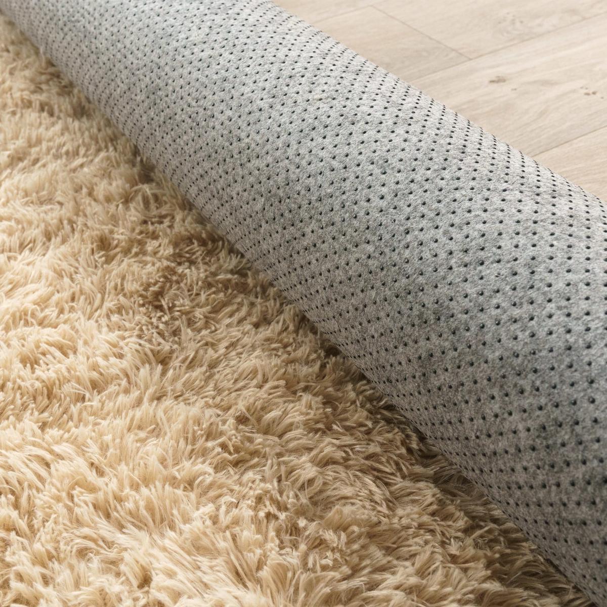 HOCHFLORTEPPICH, einfarbig, aus Polyester, Beige, 160 x 220 cm - Beige, Textil (220/160cm) - KADIMA DESIGN