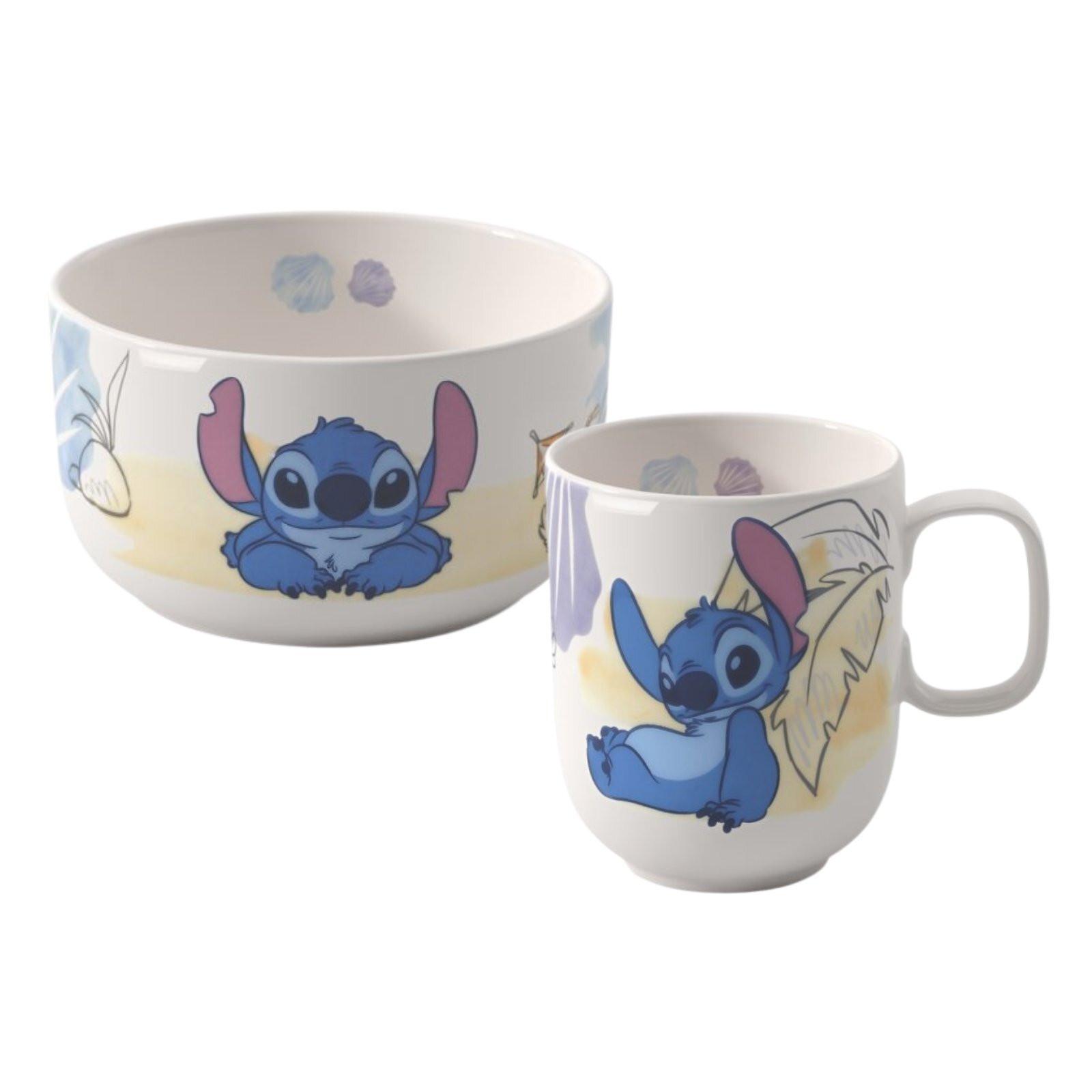FRÜHSTÜCKS-SET Disney Stitch bunt 2-tlg. - Multicolor, Keramik (2/2/2cm) - Villeroy & Boch