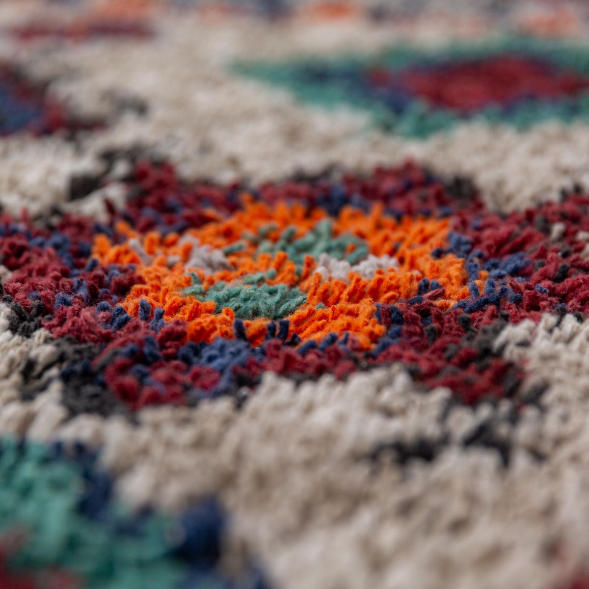 HOCHFLORTEPPICH mit Fransen TAFRAUT, im Berber-Stil, Bunt, 133 x 190 cm - Multicolor, Textil (190/133cm) - KADIMA DESIGN