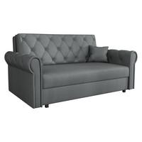 SCHLAFSOFA Viva Roma III - Graphitfarben/Schwarz, Holz/Textil (168/85/98cm) - MIRJAN24