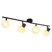 DECKENSTRAHLER Lantra 10/16.5/70 cm - Schwarz, Metall (70/10/16.5cm) - ZMH
