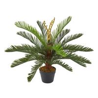 KUNSTPFLANZE Palmfarn grün, 75 cm - Grün, Kunststoff (75cm) - Homescapes