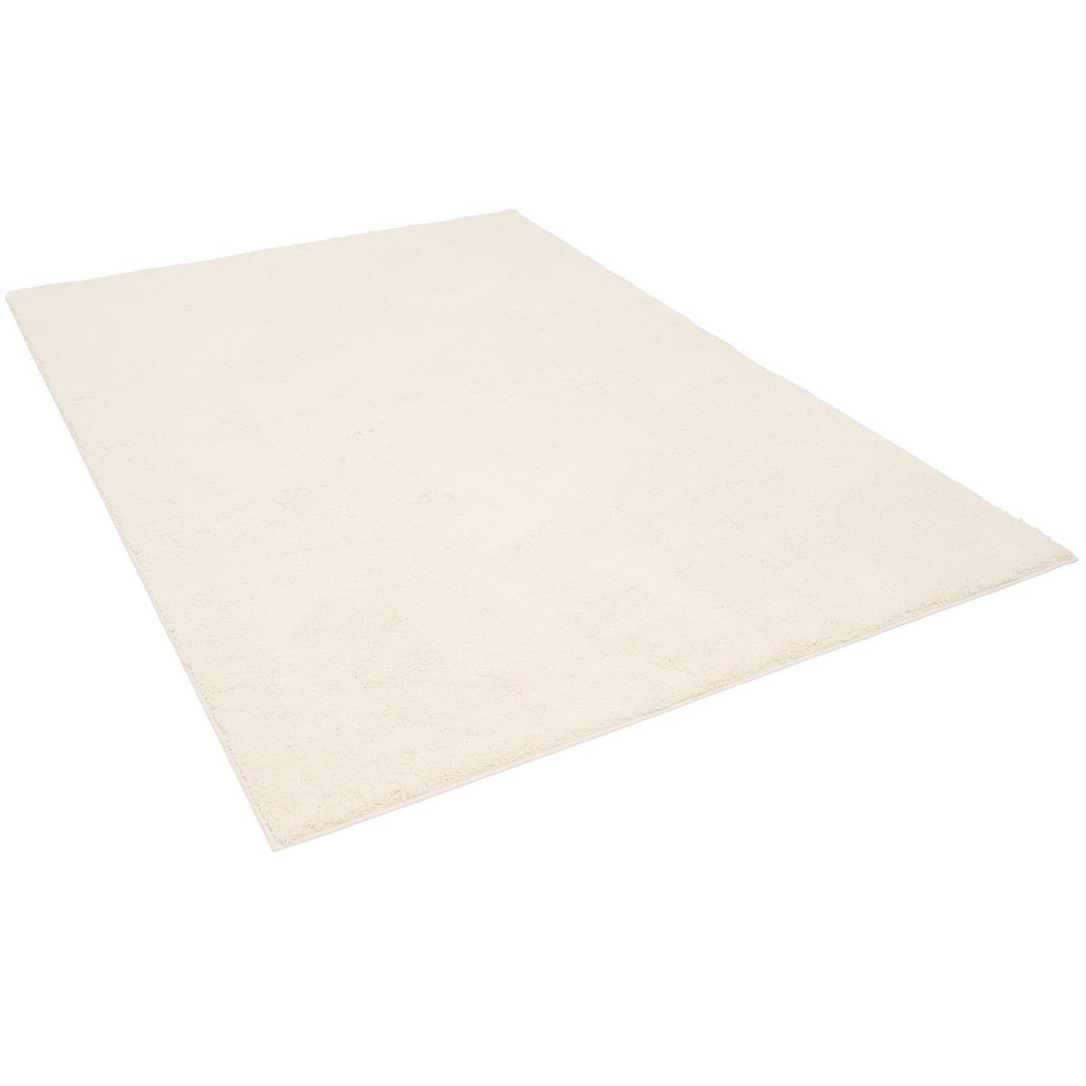HOCHFLOR LANGFLOR SUPER SOFT TEPPICH SILKY - Creme, Textil (80/150cm) - Pergamon