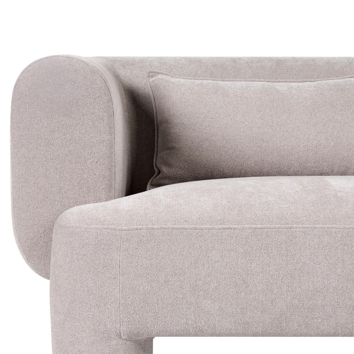 2-SITZER-SOFA Stoff Beige Hogbo - Beige, Textil (145/73/93cm) - Beliani