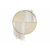 WANDDEKO Gold 60/80 cm - Goldfarben/Weiß, Metall (2.74/80/2cm) - KUNSTLOFT