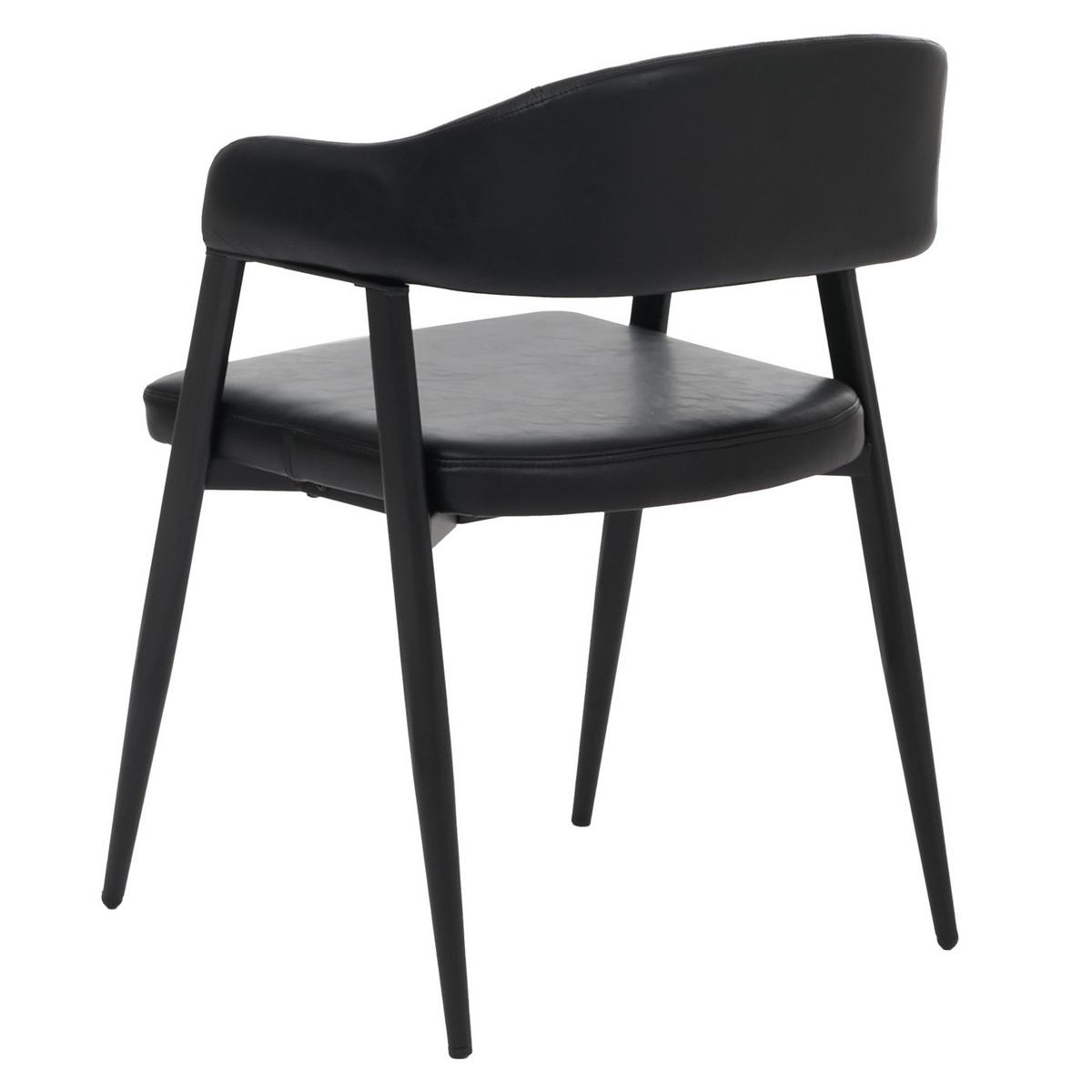 ESSZIMMERSTUHL Schwarz - Schwarz, Kunststoff (51/77/52cm) - MCW