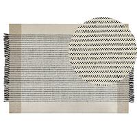 TEPPICH geflochten Divarli 200/140 cm - Beige, Textil (140/200cm) - Beliani