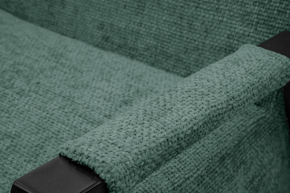 SESSEL KOBE, smaragdgrün - Smaragdgrün/Schwarz, Holz/Textil (72/76/90cm) - Wozimo