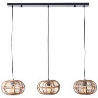 PENDELLEUCHTE Woodball 99884/06 - Schwarz, Metall (28/111/142cm) - Brilliant