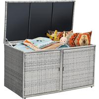 STAURAUM Grau - Grau, Naturmaterialen (115/65/60cm) - COSTWAY