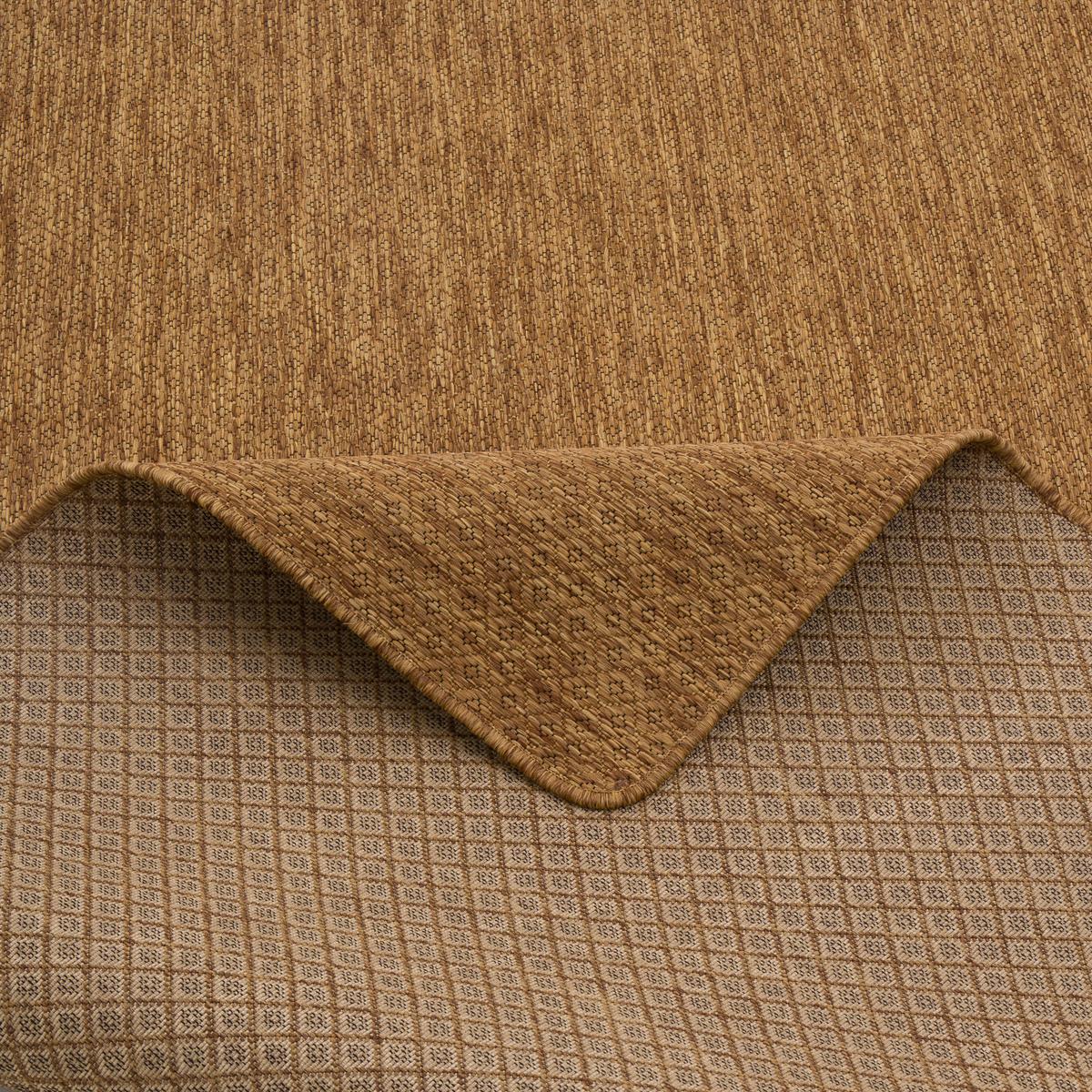 IN- & OUTDOOR FLACHGEWEBE TEPPICH PORTO MELIERT - Naturfarben, Textil (80/200cm) - Snapstyle
