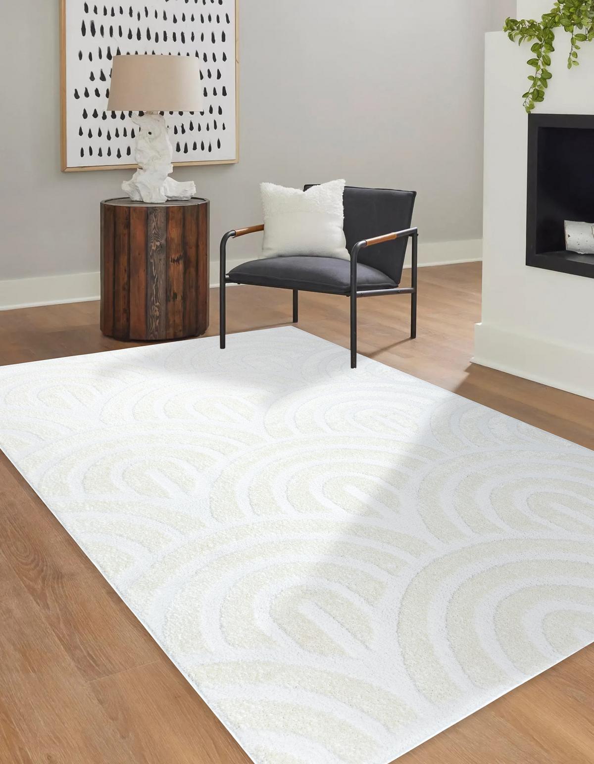 TEPPICH Mode 80/150 cm - Creme, Textil (80/150cm) - rugsX