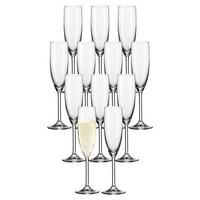 SEKTGLAS Daily transparent 200 ml 12er Set - Transparent, Glas (0.2L) - Leonardo Living