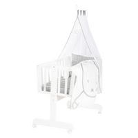 BABYWIEGENSETT Miffy - Weiß, Holzwerkstoff/Textil (40/90cm) - Roba