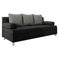 SCHLAFSOFA Dover - Chromfarben/Schwarz, Holz/Kunststoff (192/86/80cm) - MIRJAN24