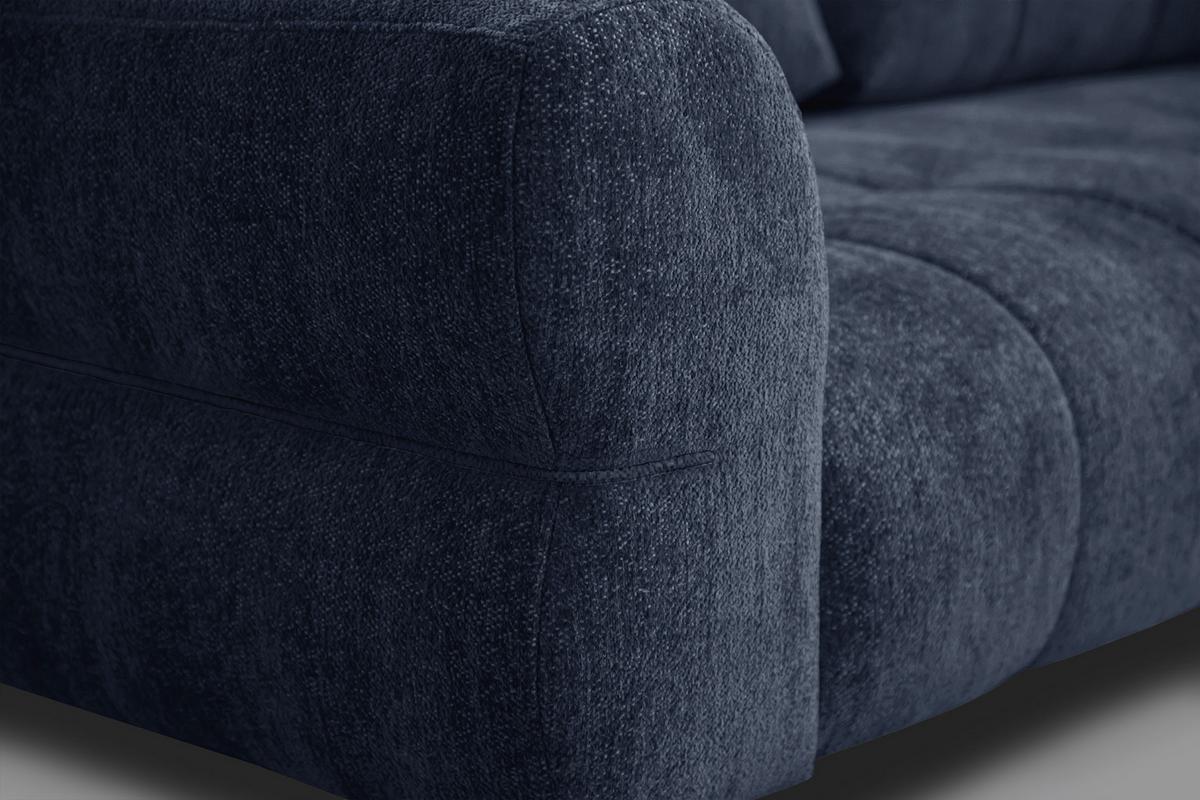 SOFA SALVINI 2,5-Sitzer, dunkelblau - Dunkelblau, Holz/Textil (206/88/99cm) - Wozimo