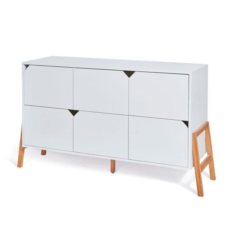 KOMMODE Weiß - Weiß, Holzwerkstoff (150/85/50cm) - Petits-meubles